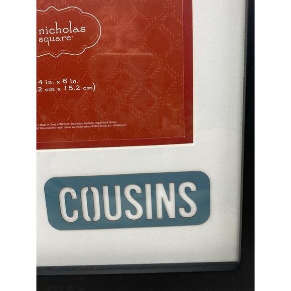 St Nicholas Square Sock Monkey Picture Frame Cousins Holds 4" x 6" Photo - Picture 4 of 8